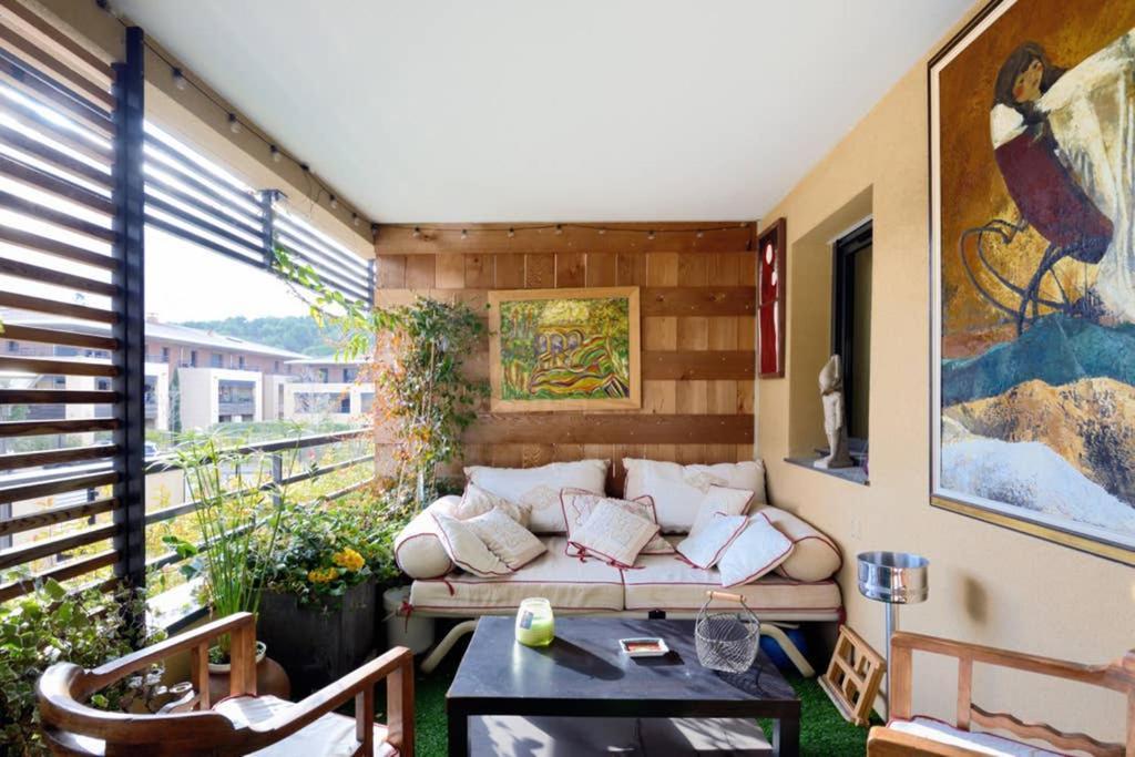 Le Precieux - Superbe Appart Confort Avec Grande Terrasse De 25M2 - Parking Prive Proche Centre Ville D'Aix En Provence - Hopital Hpp - Creps Aix-en-Provence Kültér fotó